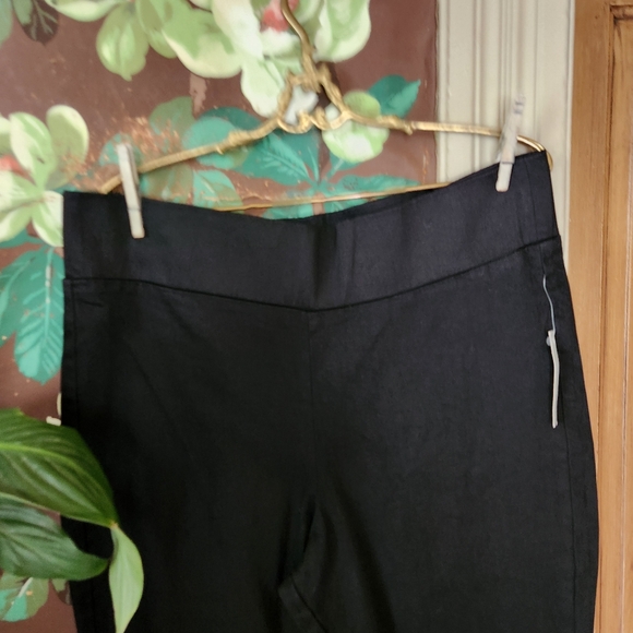 ASOS Curve Black Pull On Denium Pants Size 20 - Picture 2 of 9